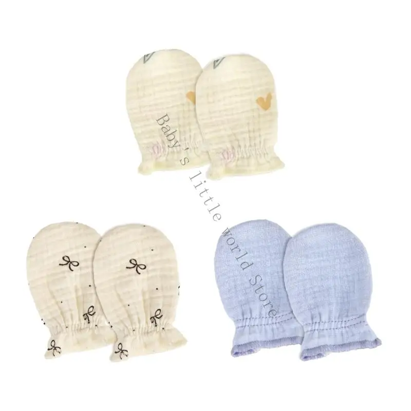 

Защитные хлопковые детские перчатки нежные тканевые варежки для безопасной профилактики царапин B2EB