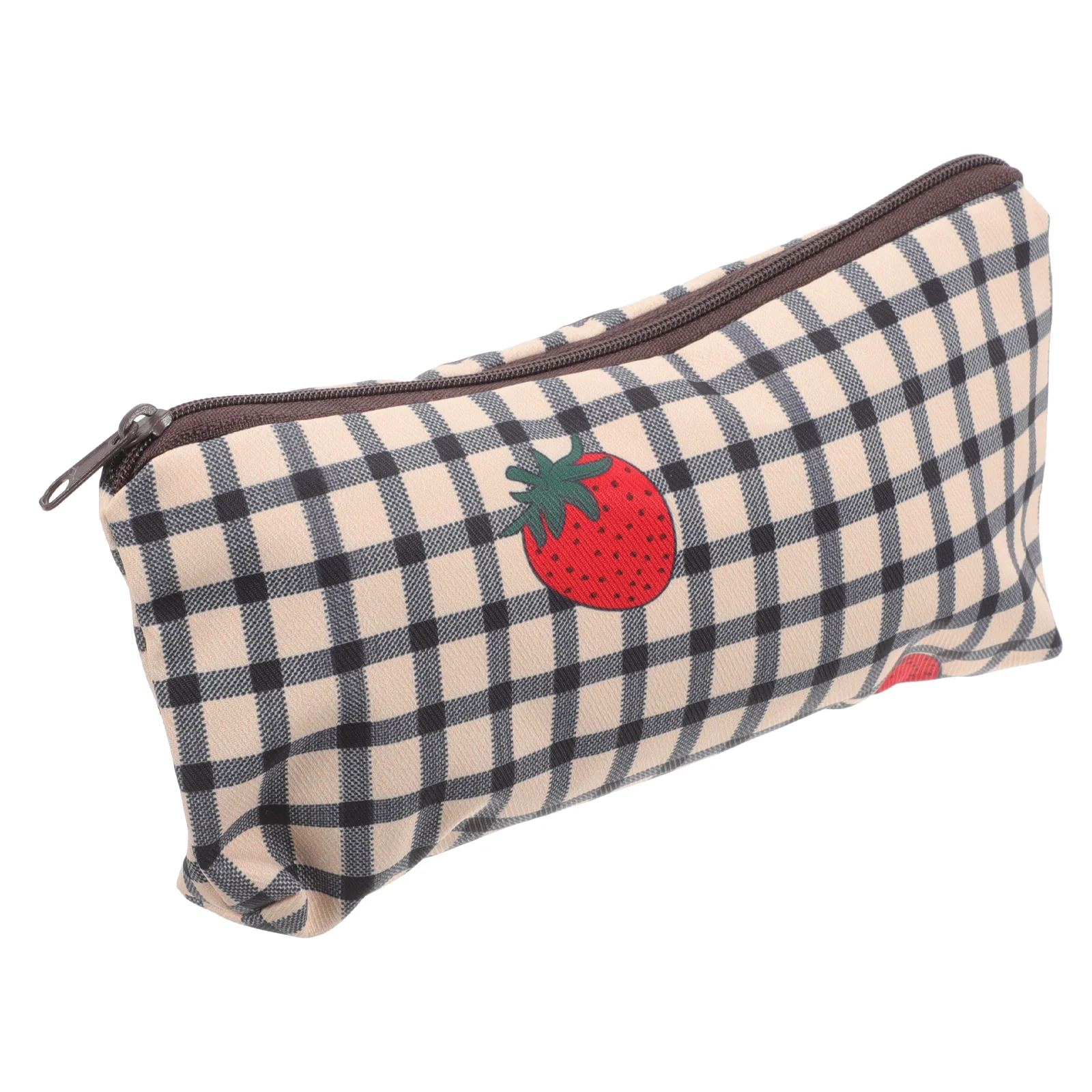 

Multi-Function Strawberry Pencil Bag Large Storage Capacity Pencil Case Cute Portable Zipper Pen Organizer Pouch for School