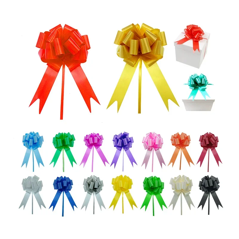 

30Pcs Pull Bows Gift Knot Ribbon DIY Wedding Gift Packaging Ribbons Crafts Home Birthday Party Christmas Decoration Celebrate