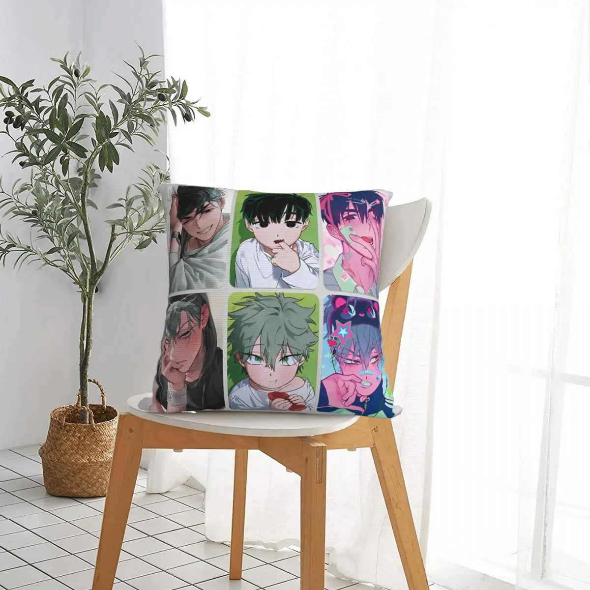 Alien Stage Idol Square Pillow Case Polyester Decorative Pillow 45*45cm Cushion Covers