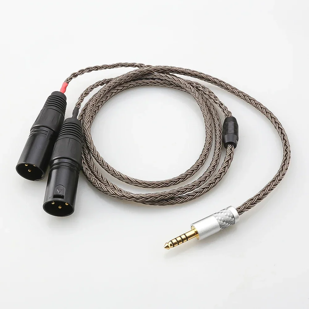 HiFi Balanced Audio Adapter Cable 4.4mm Male to Two 3‑Pin XLR Male for Sony WM1A / WM1Z / PHA‑2A / IFi Audio Device