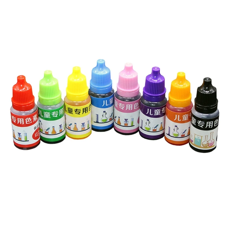 8 Colors 10ml Liquid Epoxy Resin Pigment DIY Handmade Coloring Colorants Jelly Dye Jewelry Making