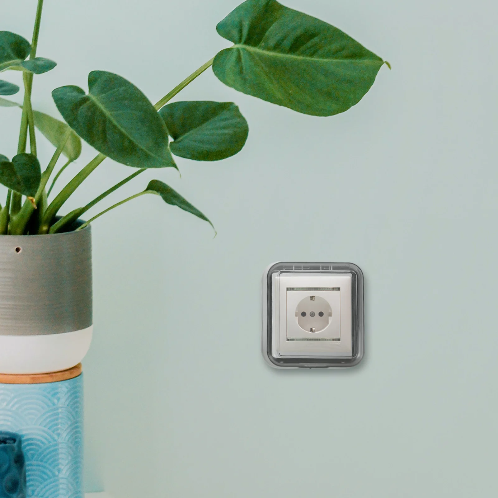 

2Pcs Easy Install Waterproof Outlet Protector Adhesive Socket Cover for Various Outlets Socket Covers for Outlets