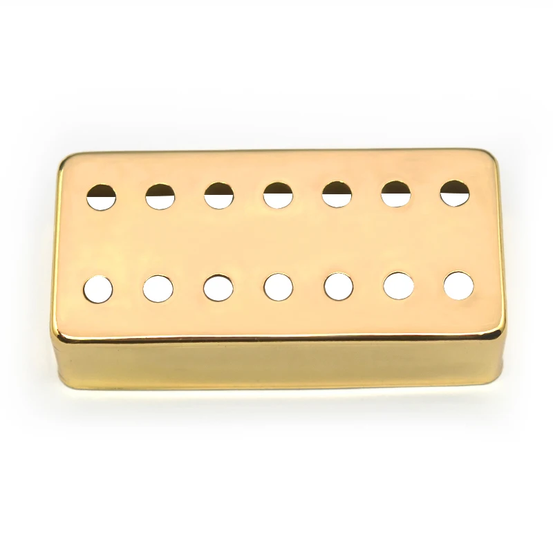 Brass 7 String Electric Guitar Pickup Humbucker Cover 80*39mm - Chrome - Black - Gold for Choose