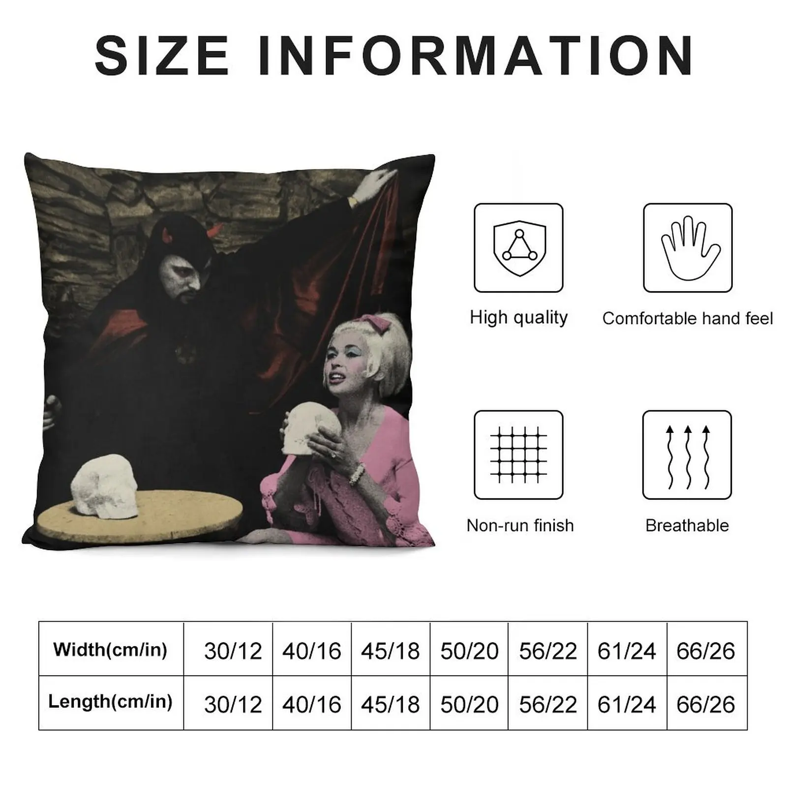 Anton LaVey & Jayne Mansfield Throw Pillow Decorative Cushion Decorative Sofa Cushions pillow