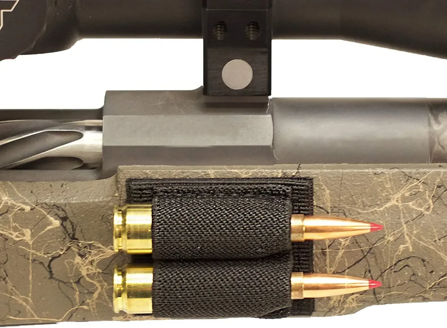 2/4 redondo rifle estoque escudo titular buttstock munição bolsa espingarda 12ga arma de brinquedo bala revista transportadora adesivo remendo organizador