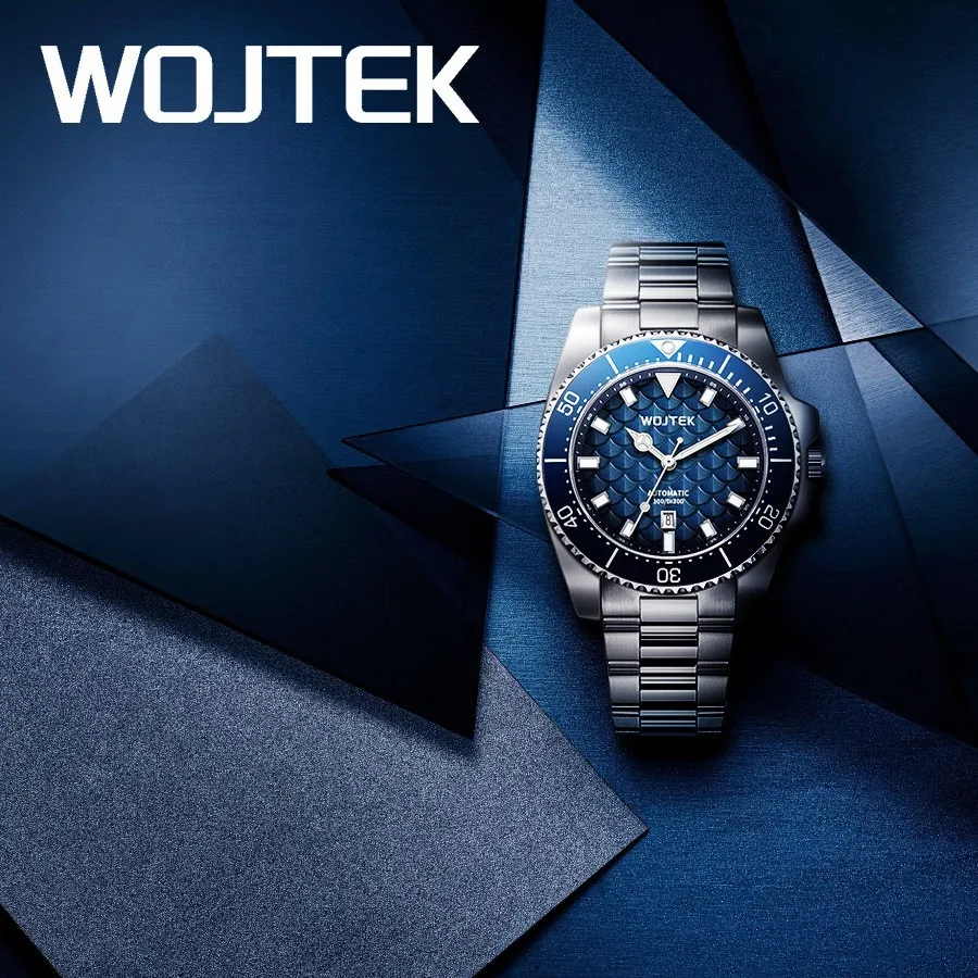 WOJTEK Automatic Mechanical Men's Watch with Steel Strap, Waterproof and Luminous Fashionable Business Men's Watch - view 4