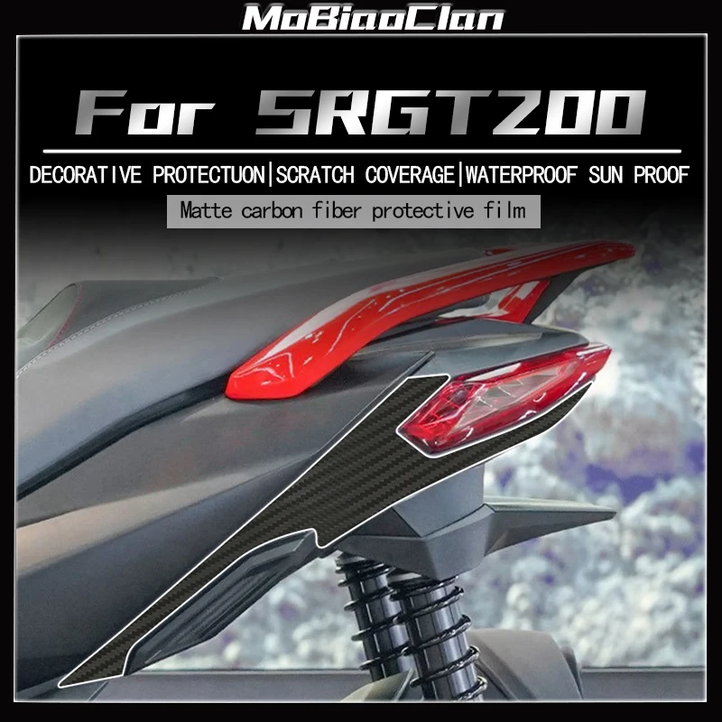 

Для Aprilia SRGT200 SR GT 200 3D защитные наклейки из углеродного волокна, все защитные наклейки для автомобиля, модифицированные детали, аксессуары