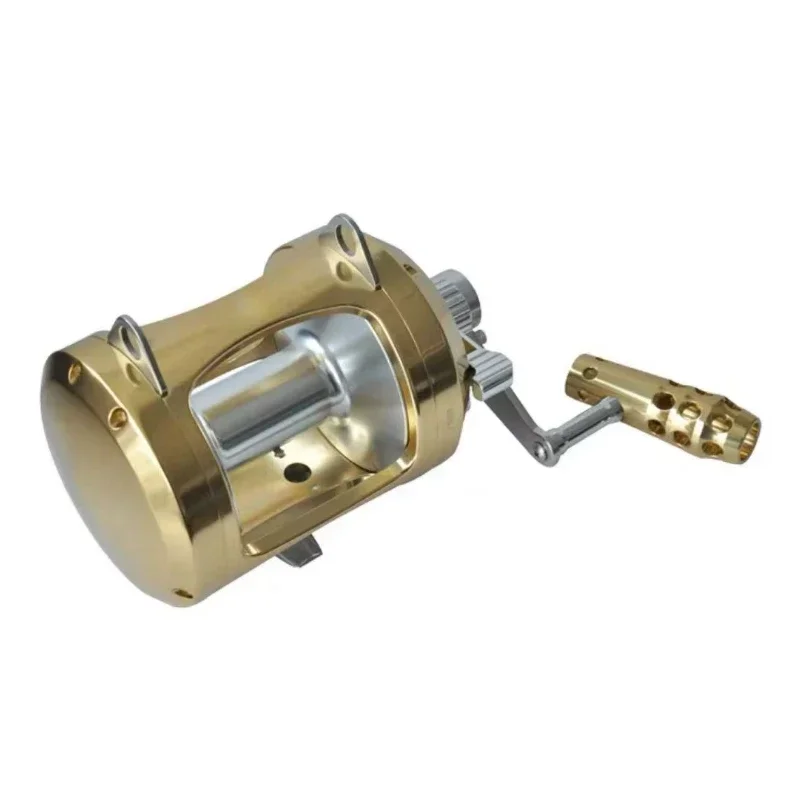 Giant Lever Drag Fishing Reel, Metal Saltwater Freshwater Trolling Reel for Deep Sea & Offshore Fishing