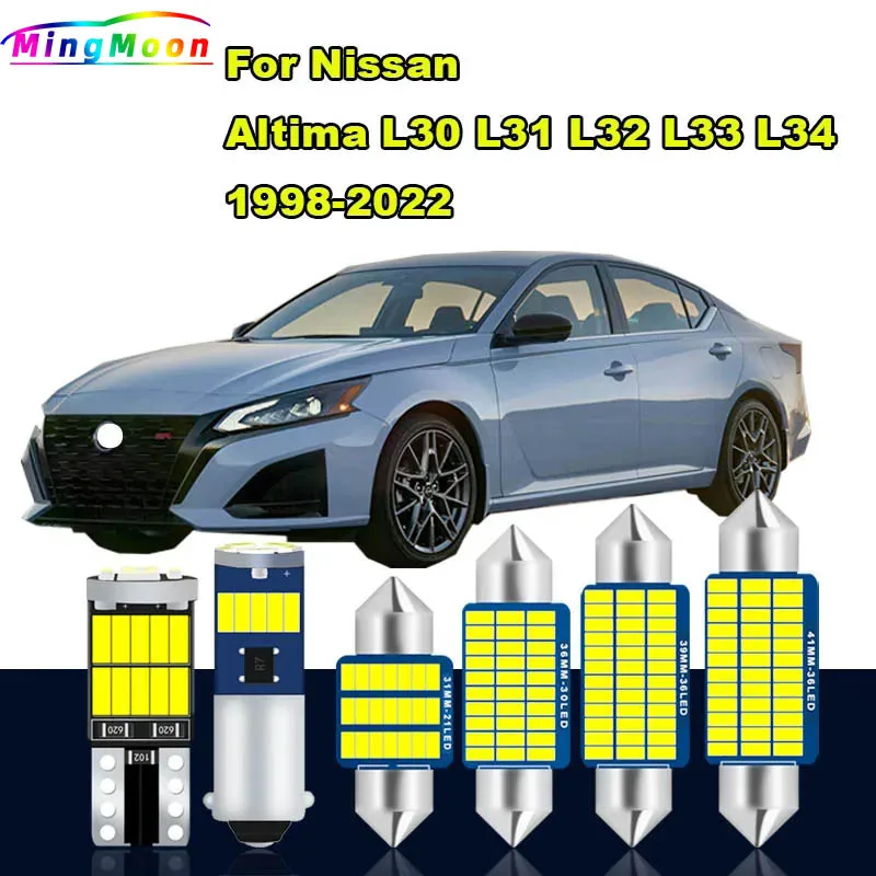Автомобильная лампа Canbus для Nissan Altima L30 L31 L32 L33 L34 Светодиодная лампа для карты Купольный светильник для багажн...