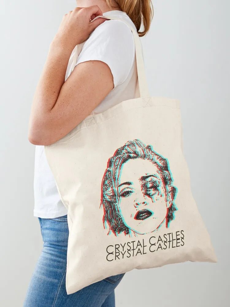 Albumcover von Crystal Castles Tote Bag handbag Women's bag sacs de shopping Canvas Tote Bag