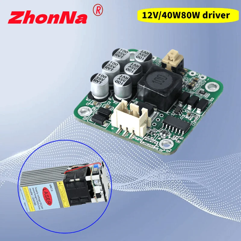 Blue Laser 445/450nm5w Diode Module TO9 Package for Cutting DIY High Power Laser Carving Machine Number GH04C05B9G φ9mm (New)