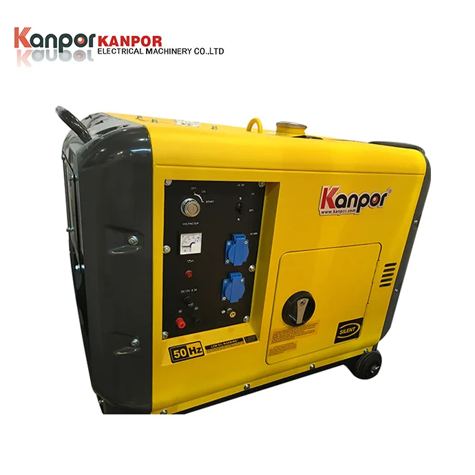 Home use 2-10KVA air-cooled dies el generators silent type portable 