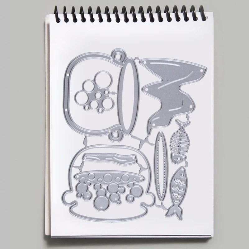 ฮาโลวีนหม้อ Shaker ตัดโลหะตาย Stencils สำหรับ DIY Scrapbooking Decor