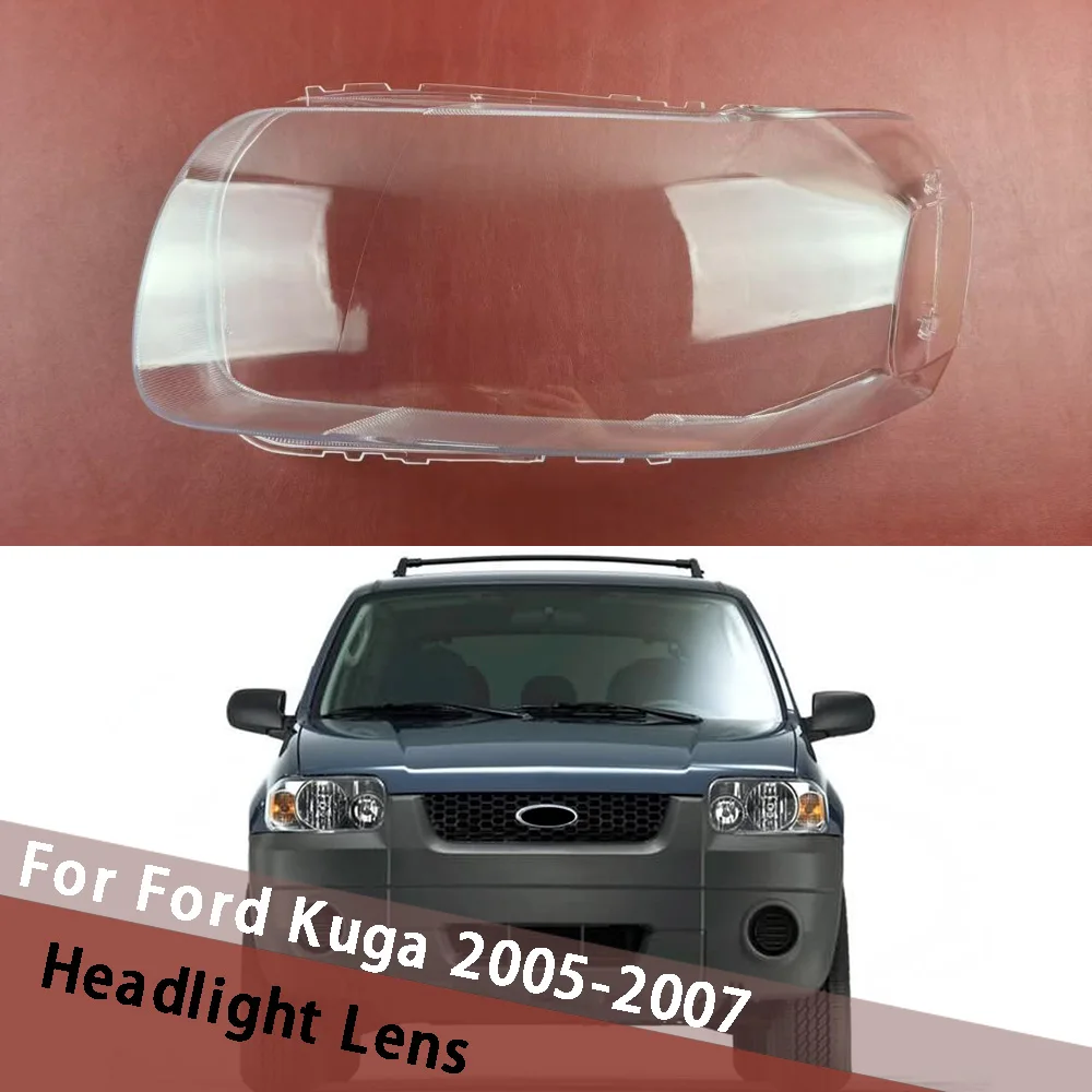 

For Ford Kuga 2005 2006 2007 Headlight Cover Shade Headlamp Shell Transparent Lampshade Lamp Case Car Lens Housing Plexiglass