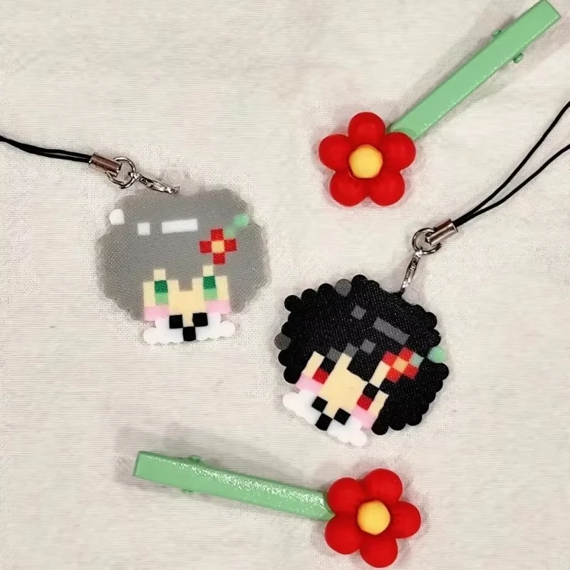 Anime Alien Stage Mizi Till Ivan Cosplay Haarnadel Fünfblättrige Blumen Haarspange Niedliche Kopfbedeckung Maskerade Party Haaraccessoire – Detail 1