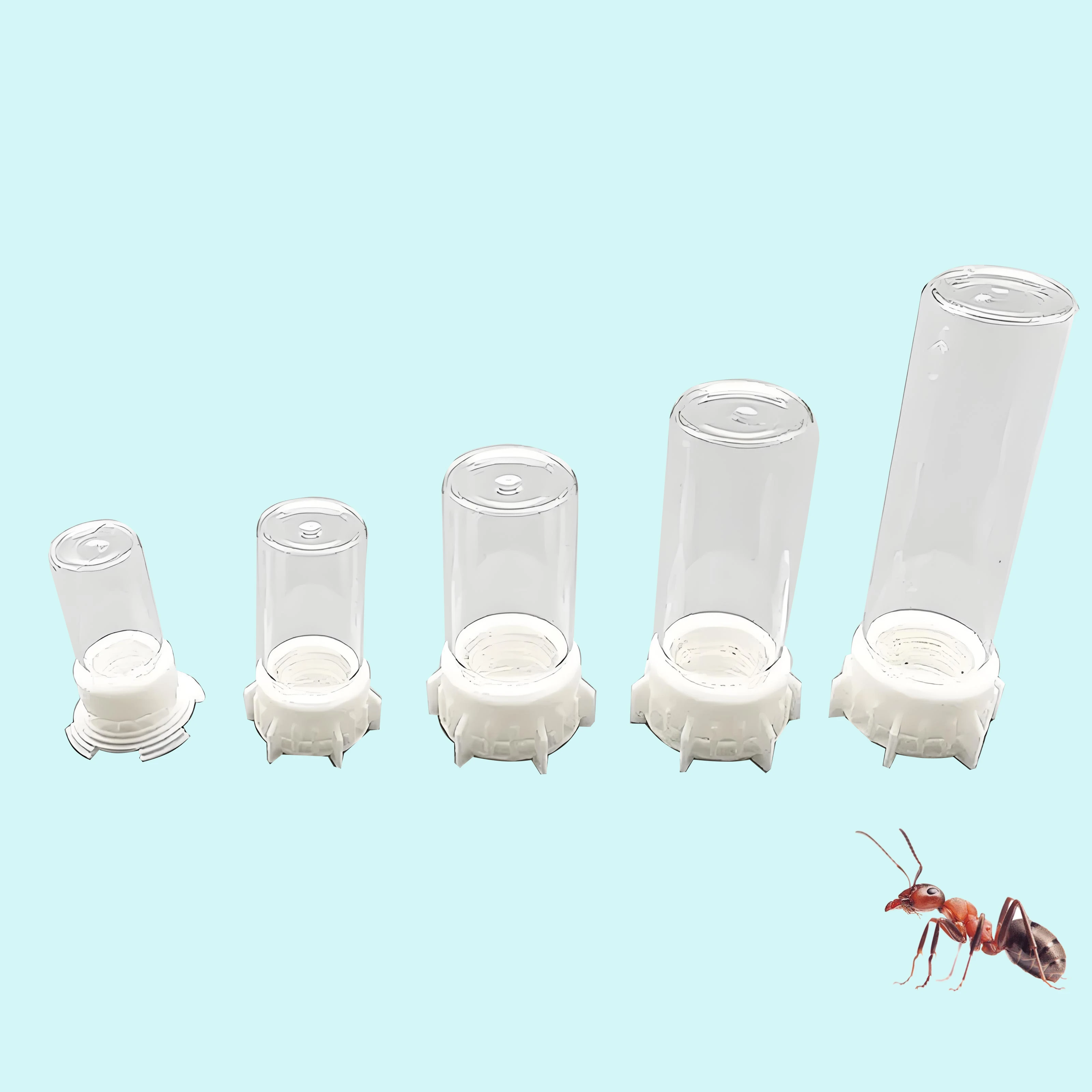 5-40ml Ant Farm Water Tower Anthill Water Bowl for Ant House Workshop Water Feeder Ant Nest Drinking Bottle Ant Drinker
