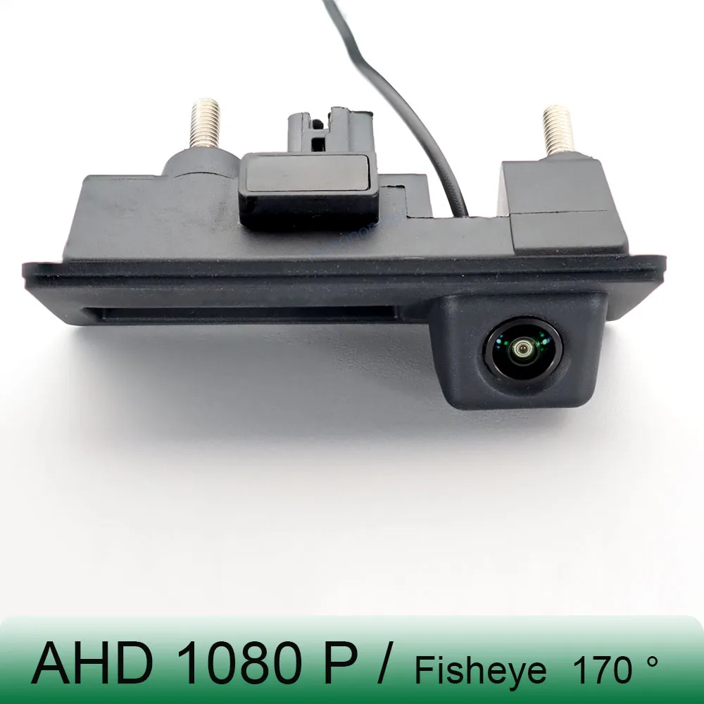 Para Porsche Cayenne 92A para Volkswagen Jetta / Vento MK6 A6 5C6 2011 ~ 2018 AHD 1080P 170 °   Cámara de estacionamiento de visión trasera con manija de maletero