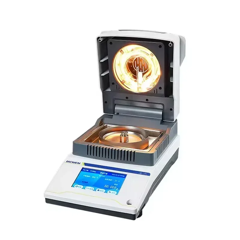 New Laboratory Moisture Meter Moisture Content Testing Fully Automatic Detection Halogen Moisture Meter