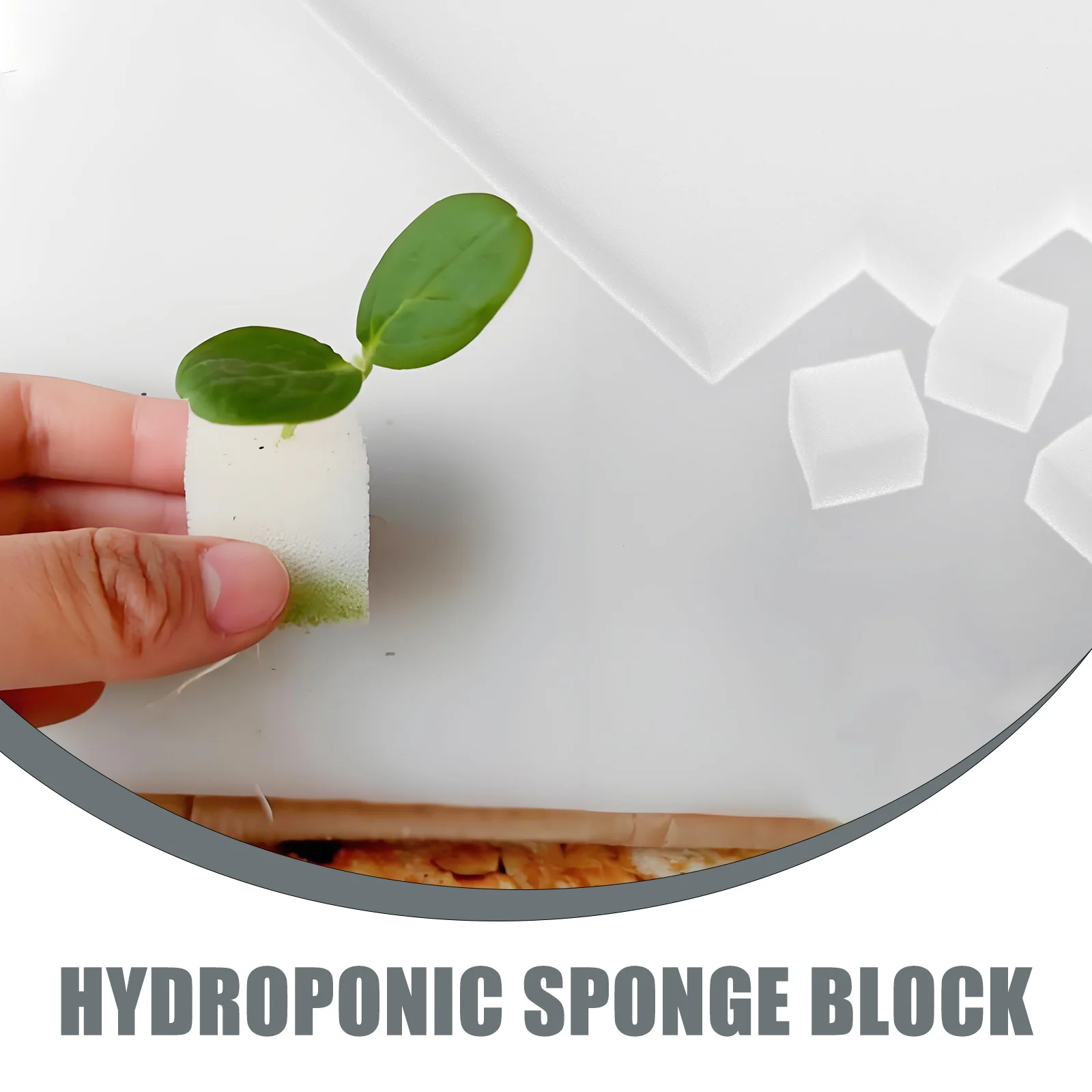4 Sheet Hydroponic Sponges Planting Gardening Tool Soilless Cultivation Sponges Greenhouse Cubes Hydroponic Plant Growth Tools