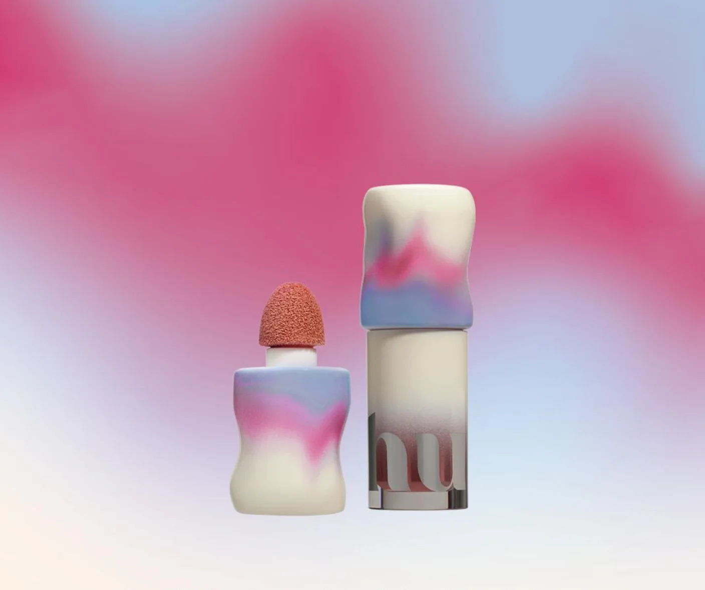 Uhue マット液体頬紅 スポンジブラシ付き ナチュラル ロングラスティング チークティント メイクアップ 女の子用 美容化粧品