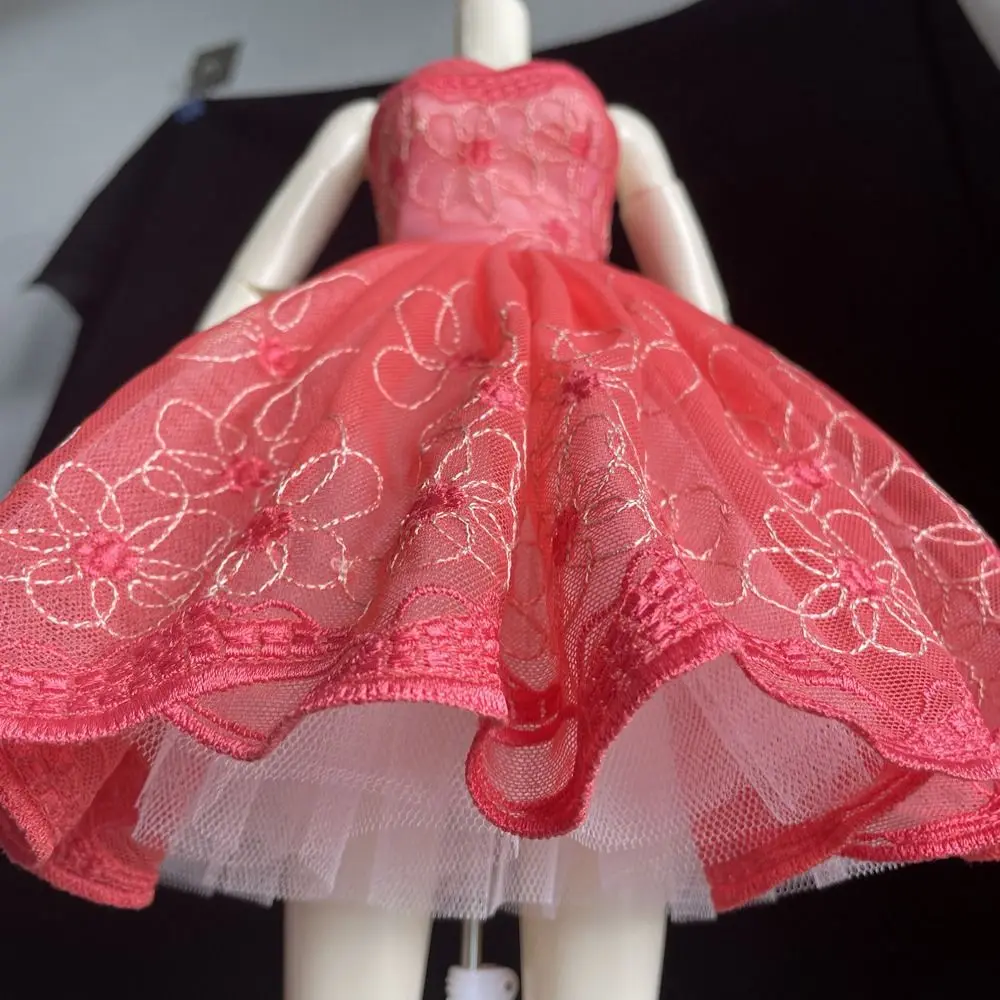 Handmade Lace Dresses Clothes Dress Up Fashion Party Elegant Skirt DIY Accessories Diy Girl Toy for 1/3 Bjd 60cm Dolls