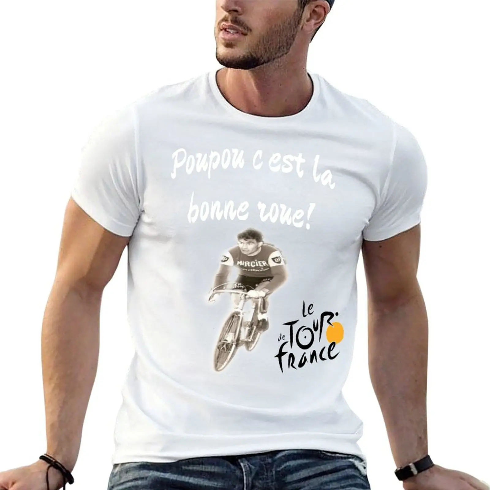 

Raymond Poulidor T-Shirt black cotton t-shirt plain for man package t shirt personalised T-Shirt