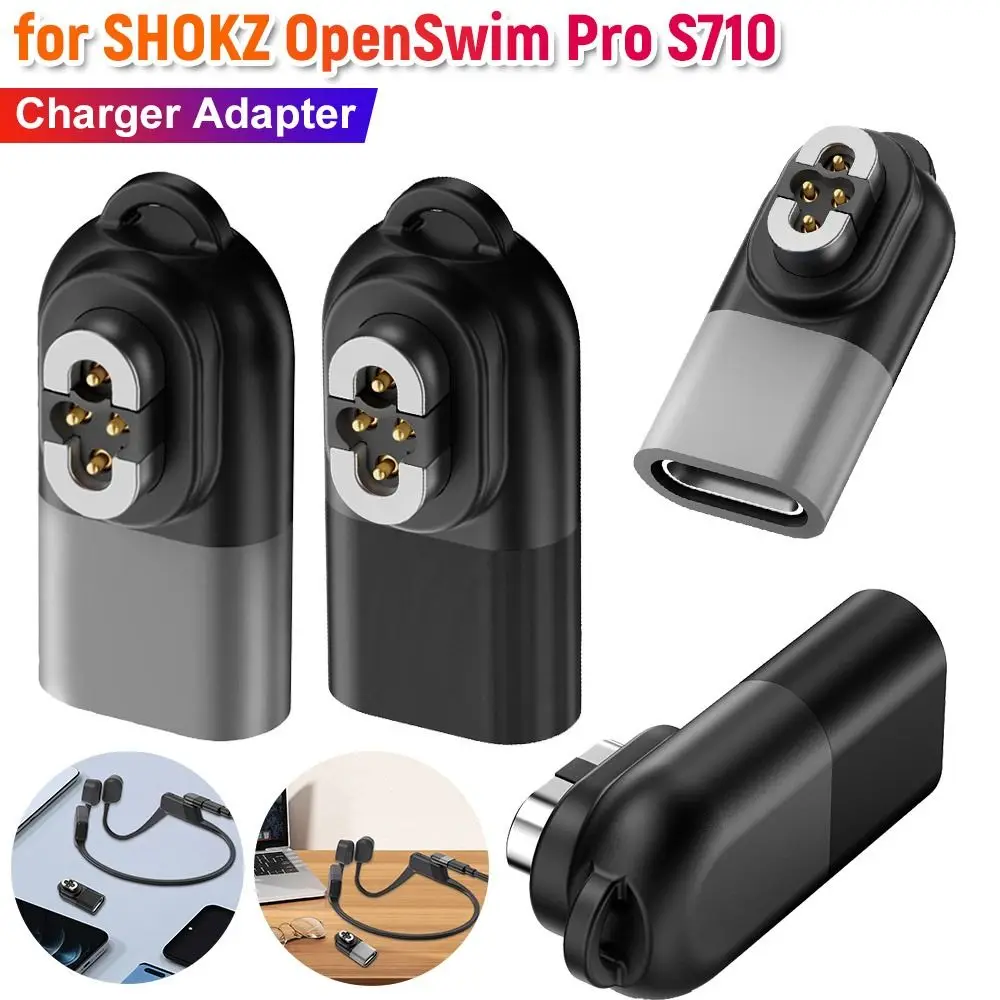

Bone Conduction Headphone Charger Adapter Magnetic Charging Converter for Shokz AS800/S803/S810/AS700/OpenSwim Pro S710