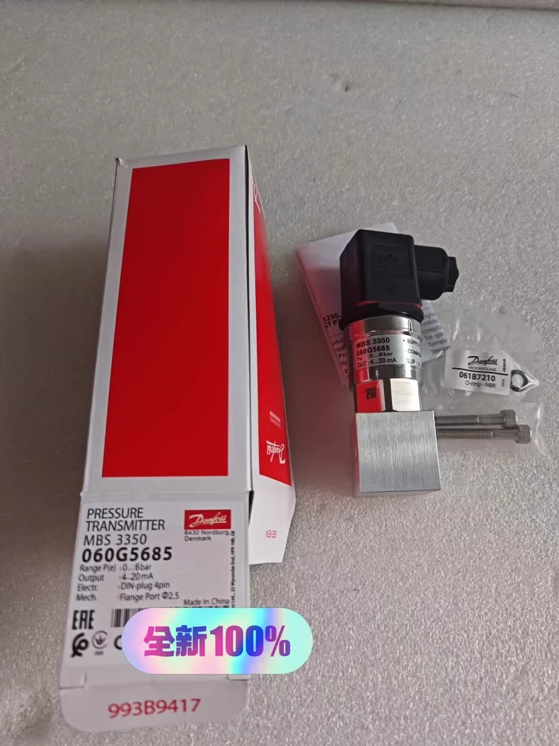 

Датчик давления Danfoss MBS3350 060G5685, 0-6 бар, выход 4-20 мА