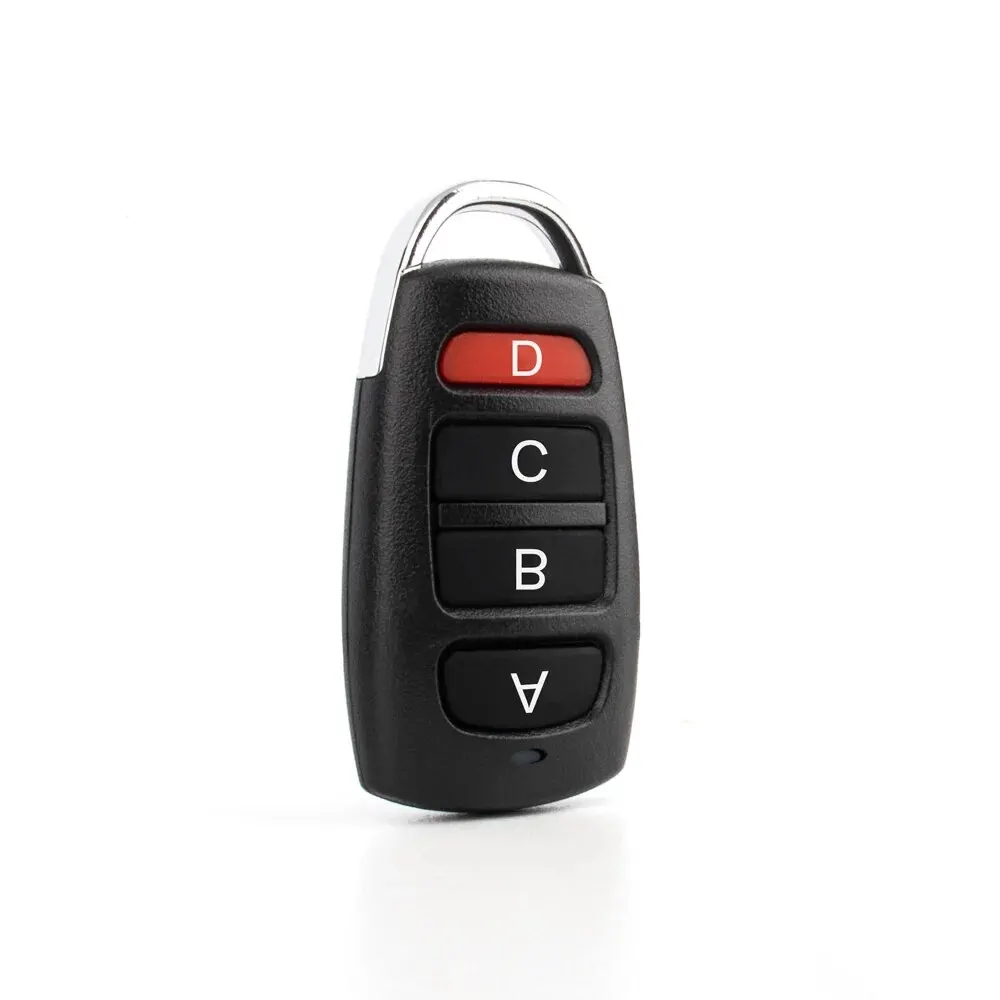 Mini Black 433MHz Wireless Remote Control Electric Garage Roll-up Door Security Alarm Controller Key ABCD 4 Buttons image 4