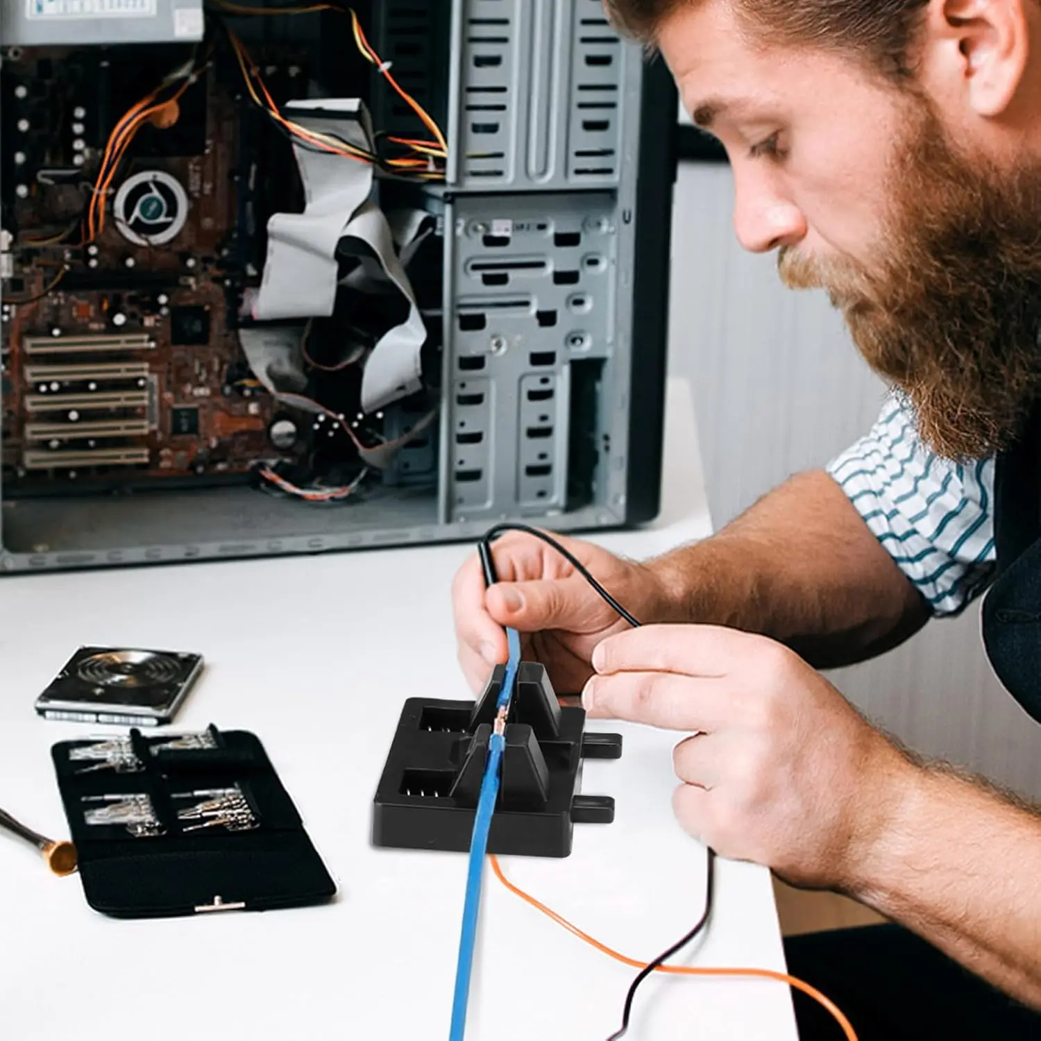 1/3/6PCS Wire Welding Fixture, Wire Holder for Soldering, Portable Solder Stand, Holding Power Welding Accessories