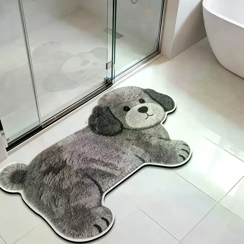 3D Cute Cat Shaped Diatomite B - огляд і ціна Jet Home Bathroom Mats