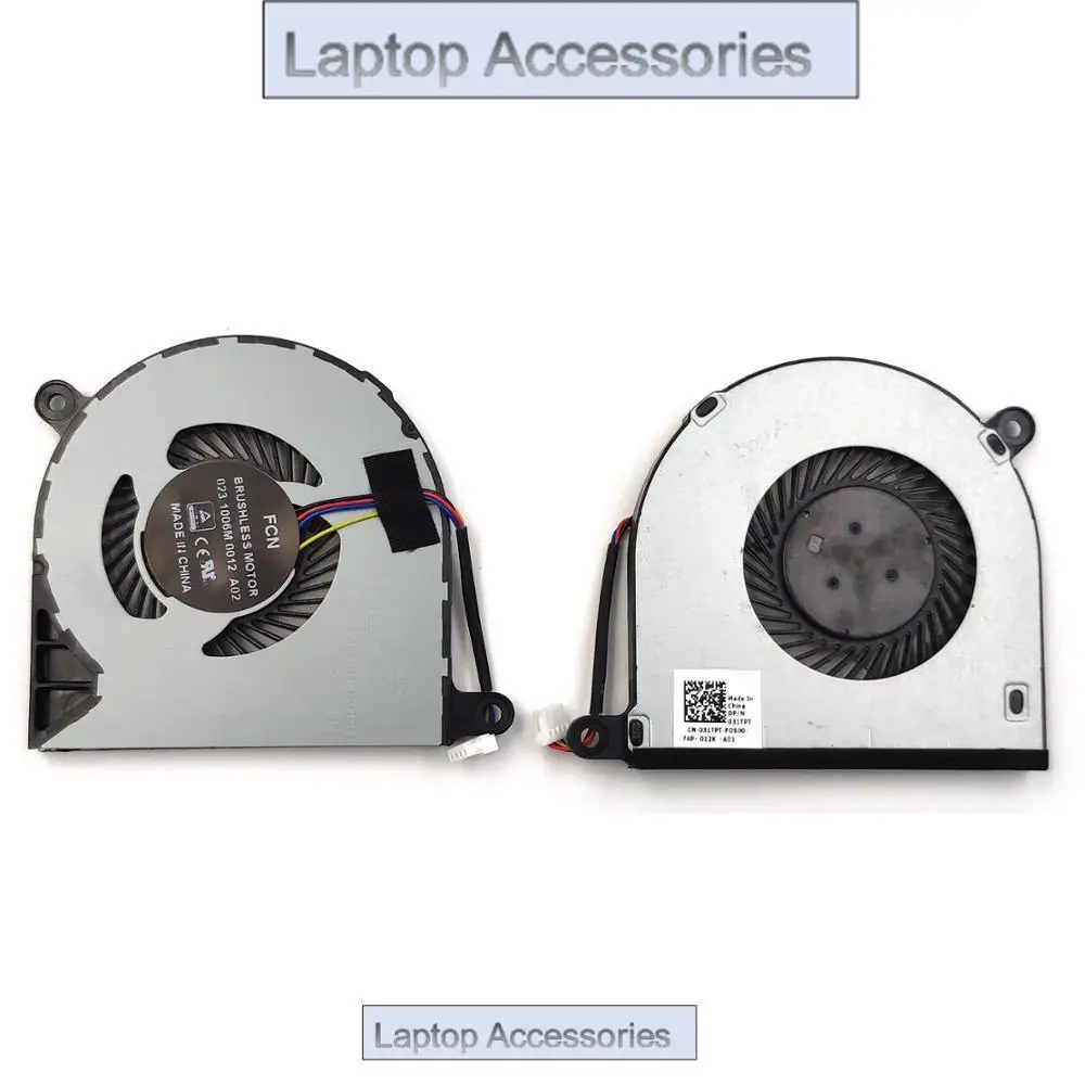 FNew For Dell Inspiron 13 5368 5378 5379 7368 7378 7379 Series Laptop CPU Fan 31TPT 031TPT