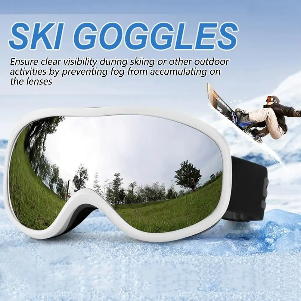 Double Layers Anti-Fog SKI Goggles Windproof Cycling Glasses Motorcycle Eyewear Snow Goggles Snowboard Outdoor Winter Sport N5P7