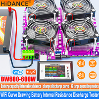 150W/300W/450W/600W WiFi Tuya Car Lead-acid Power Battery Capacity Tester Electronic Load Power Tester Discharge Meter