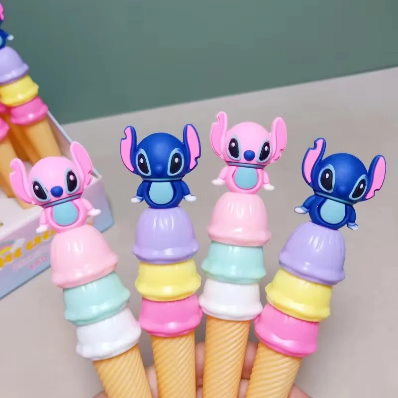 36pcs Disney Cute Interstellar Baby Stitch Ice Cream Neutral Pen 0.5 Student High Beauty Stationery Supplies Signature Pen Gift