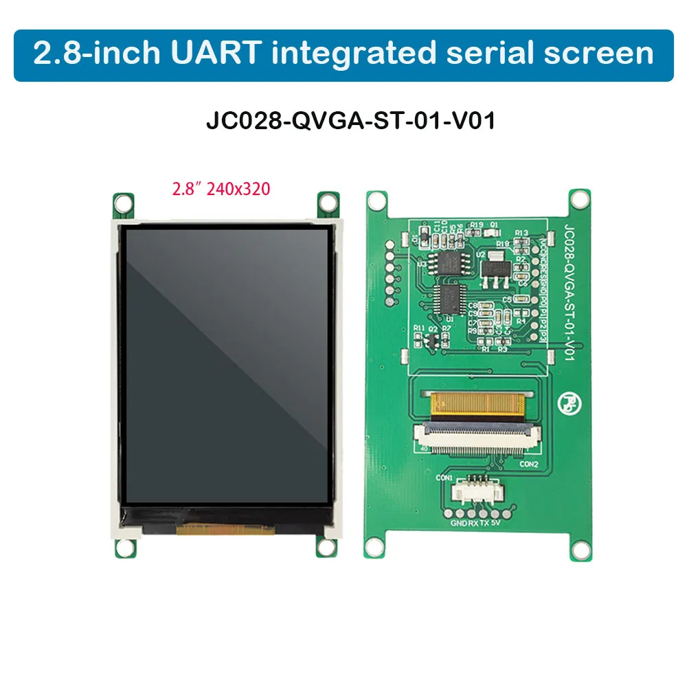 JC028 Integrated Serial Port Screen 2.8' 240x320 65K Display