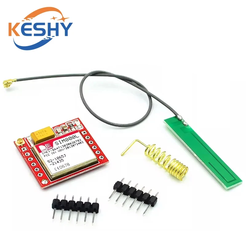 Smallest SIM800L GPRS GSM Module Micro SIM Card Core Board Quad-band TTL Serial Port