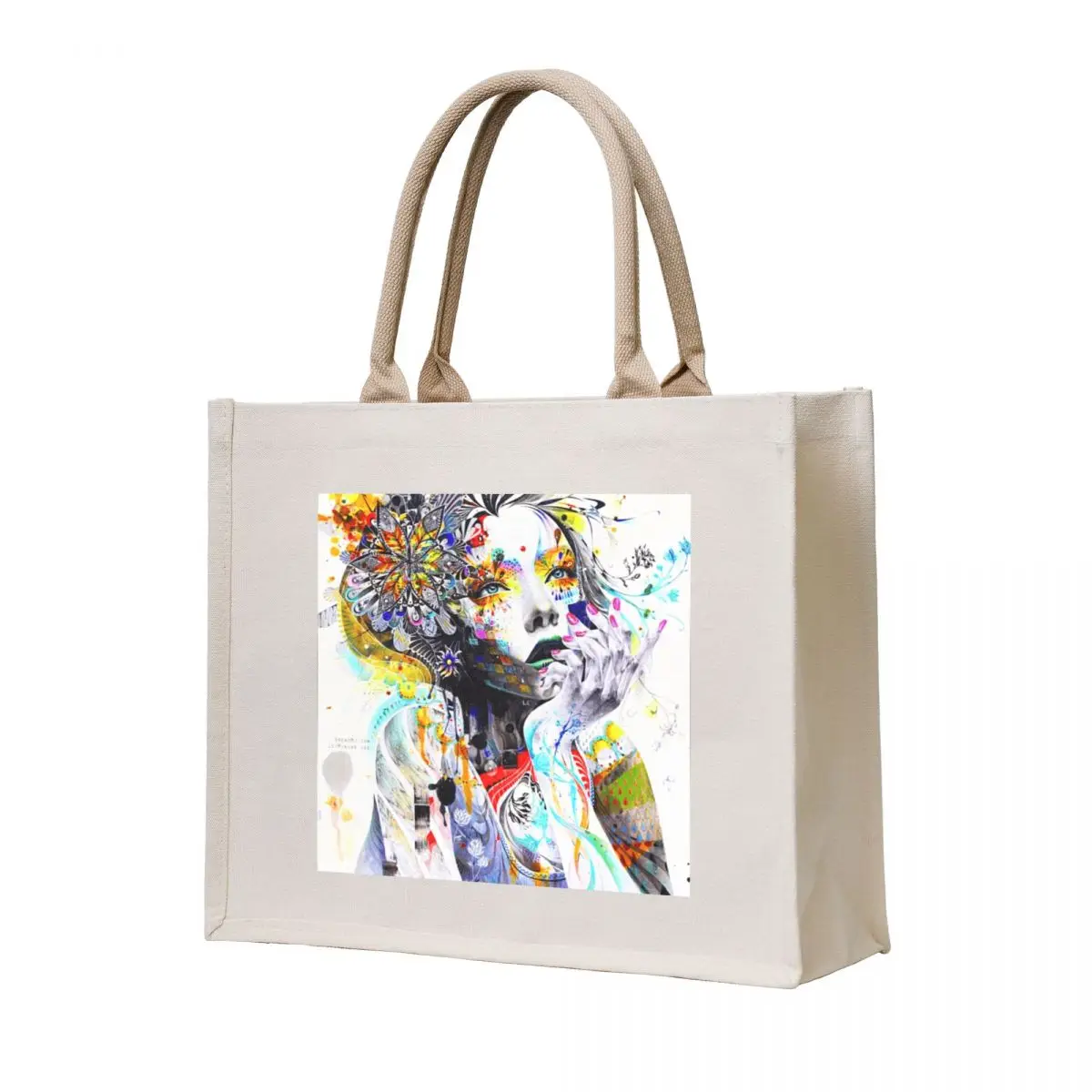 

Circulation Artwork By Minjae Lee Tote Bag reusable grocery bags shopping bags foldable large size bags