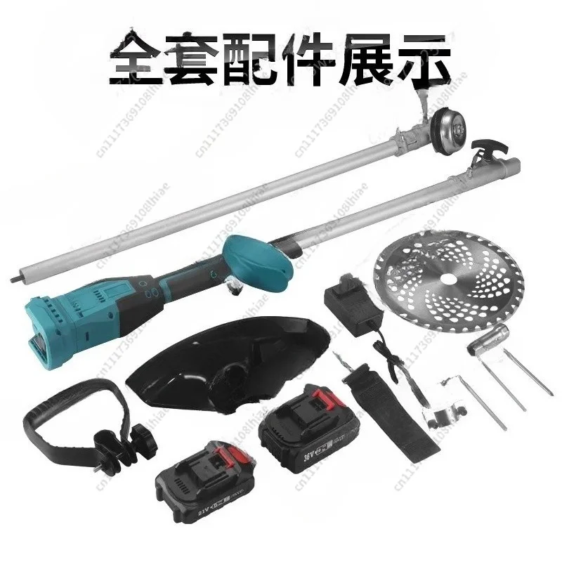 High Power 10 Inch Brushless Electric Lawn Mower Rechargeable Weeding Daddy Small Farm Lawn Mower
