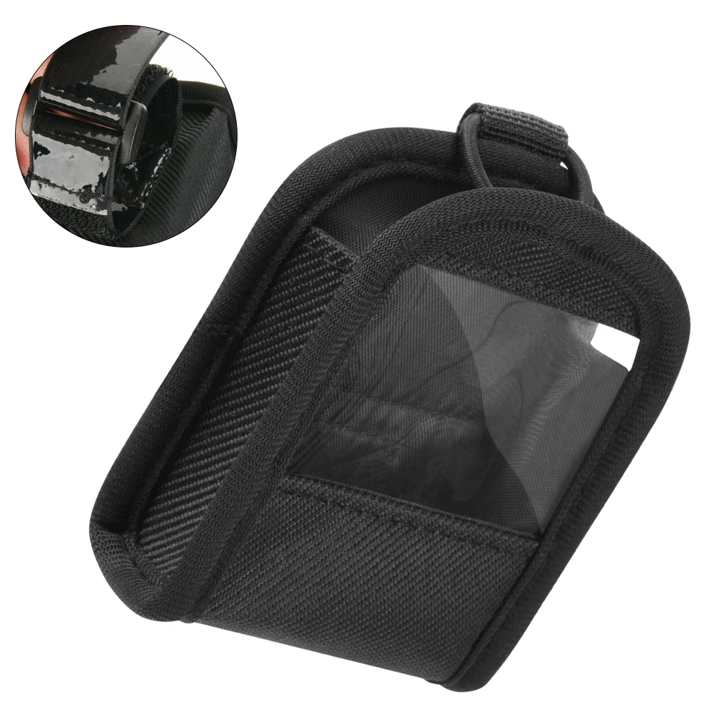 Portable Nylon Bodypack Transmitter Case with Anti Slip Design and Transparent Display for Easy Access and Monitoring