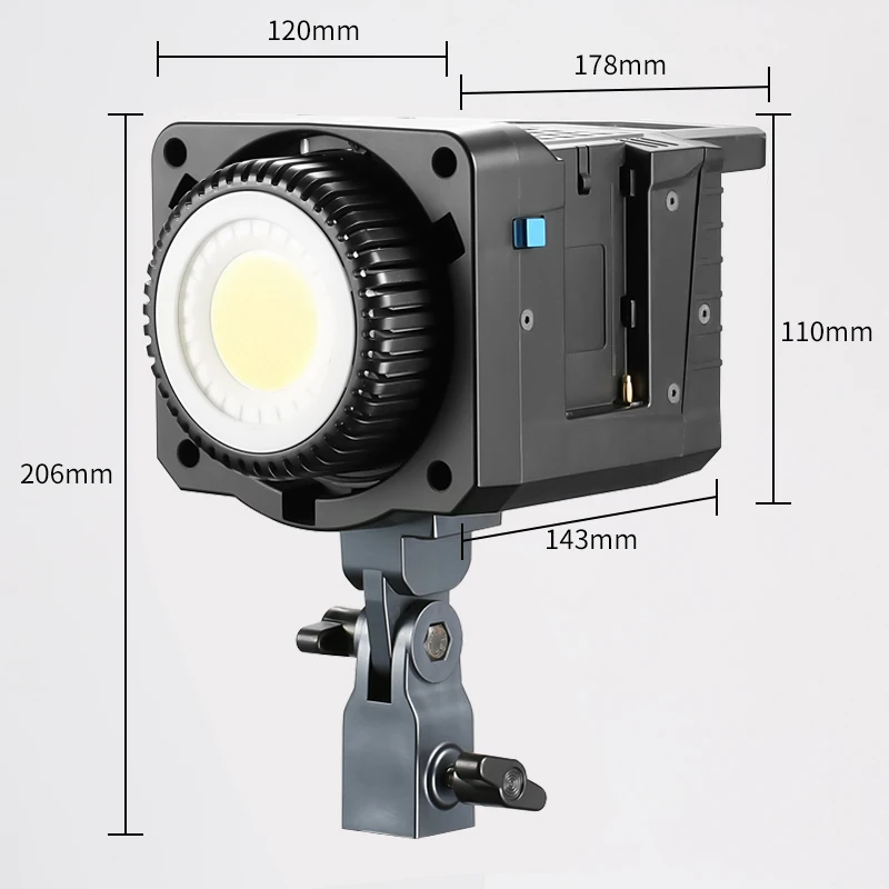 Sokani-Luz de Vídeo LED Ajustável, Iluminação Fotográfica, Vídeo de Estúdio, Filmagem, Bi-Color, 100W, X100