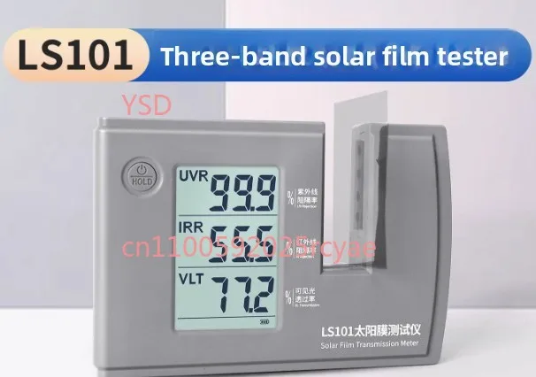 

LS101 Измеритель пропускания оттенка окон ИК-УФ-излучение видимого света Обнаружение пропускания солнечной пленки Тестер оттенка окон