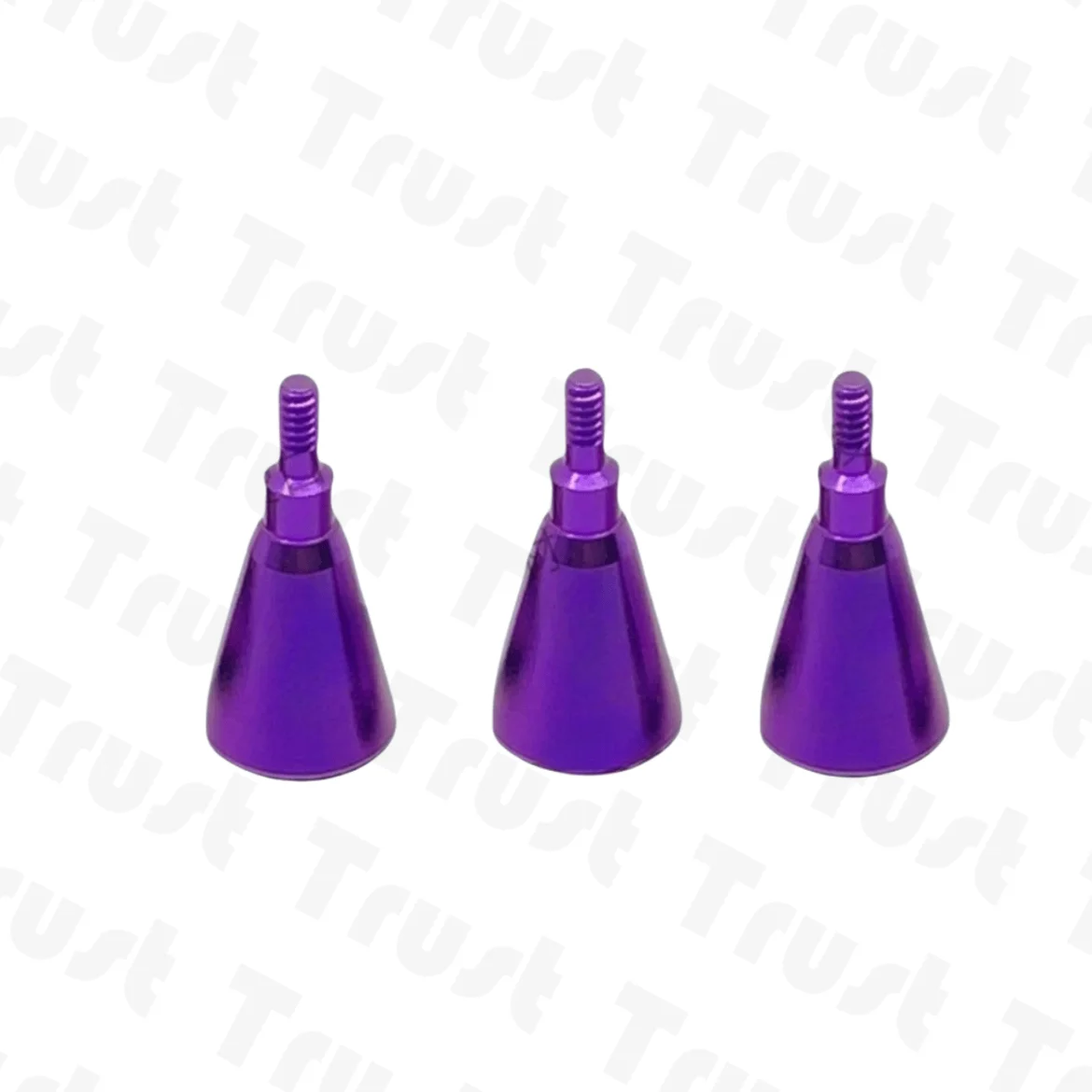 10 Pcs Dental Healing Cap RC 4.5/5/6.0 Screw Drivers Fit ITI Driver Regular Size Purple High Quality Durable Design