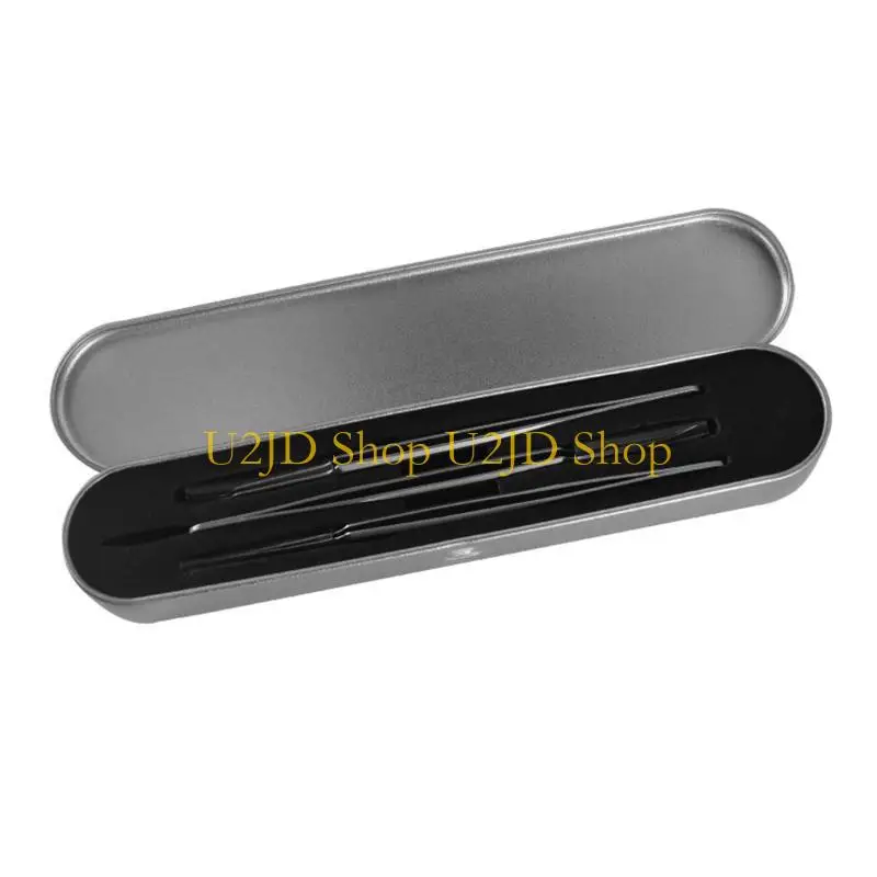 U2jd roestvrijstalen Blackhead Tweezer Ultra-Fine acne-blemish puiste extractor naald voor withead acne op neuswand