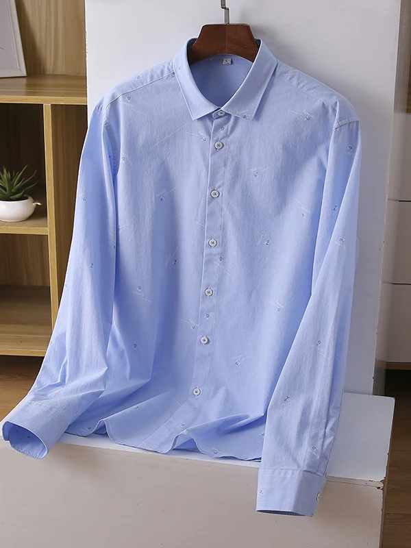 

Pure Cotton Long Sve Casual irt Men's Tagl Trendy Youth Full Cotton Stand Fit Four Seasons Versatile Base Layer irt