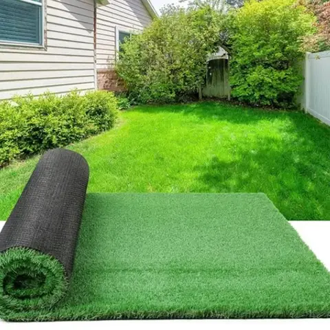 1 Set Artificial Grass Mat 50/200cm Green Pet lawn Mat For Outdoor Garden Garden landscape Playground (no Debris Or Grass JJ2843