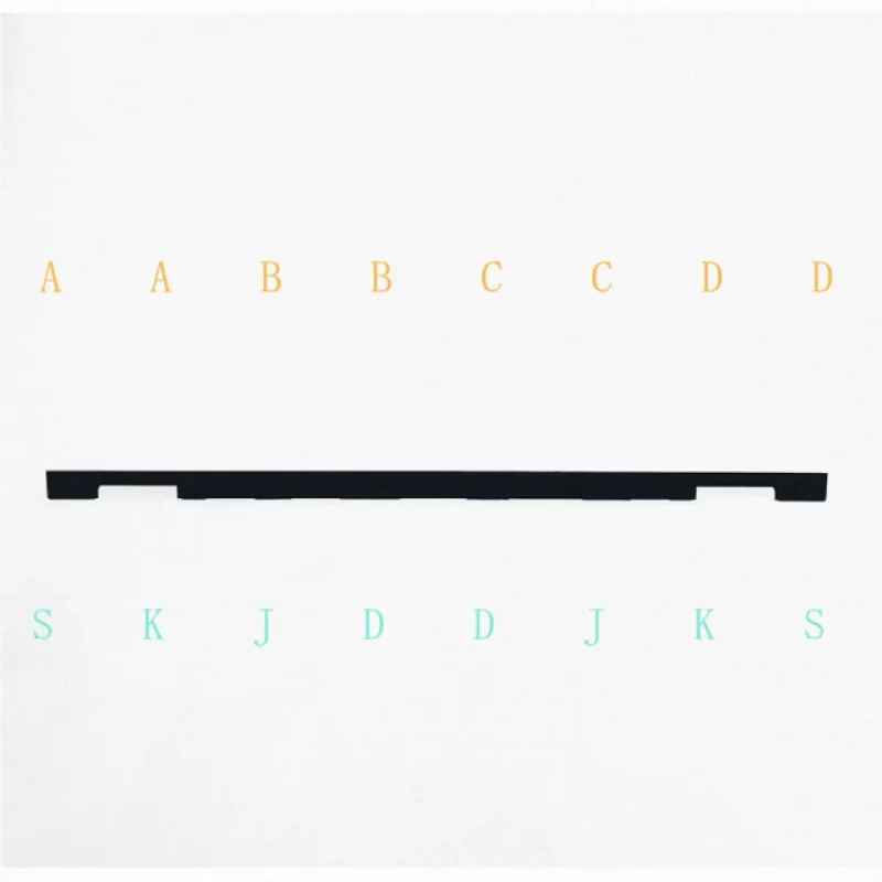 

M New 5CB0Y85297 Lcd Hinge Cover Strip For Lenovo Ideapad Flex 5-14IIL05 Gray