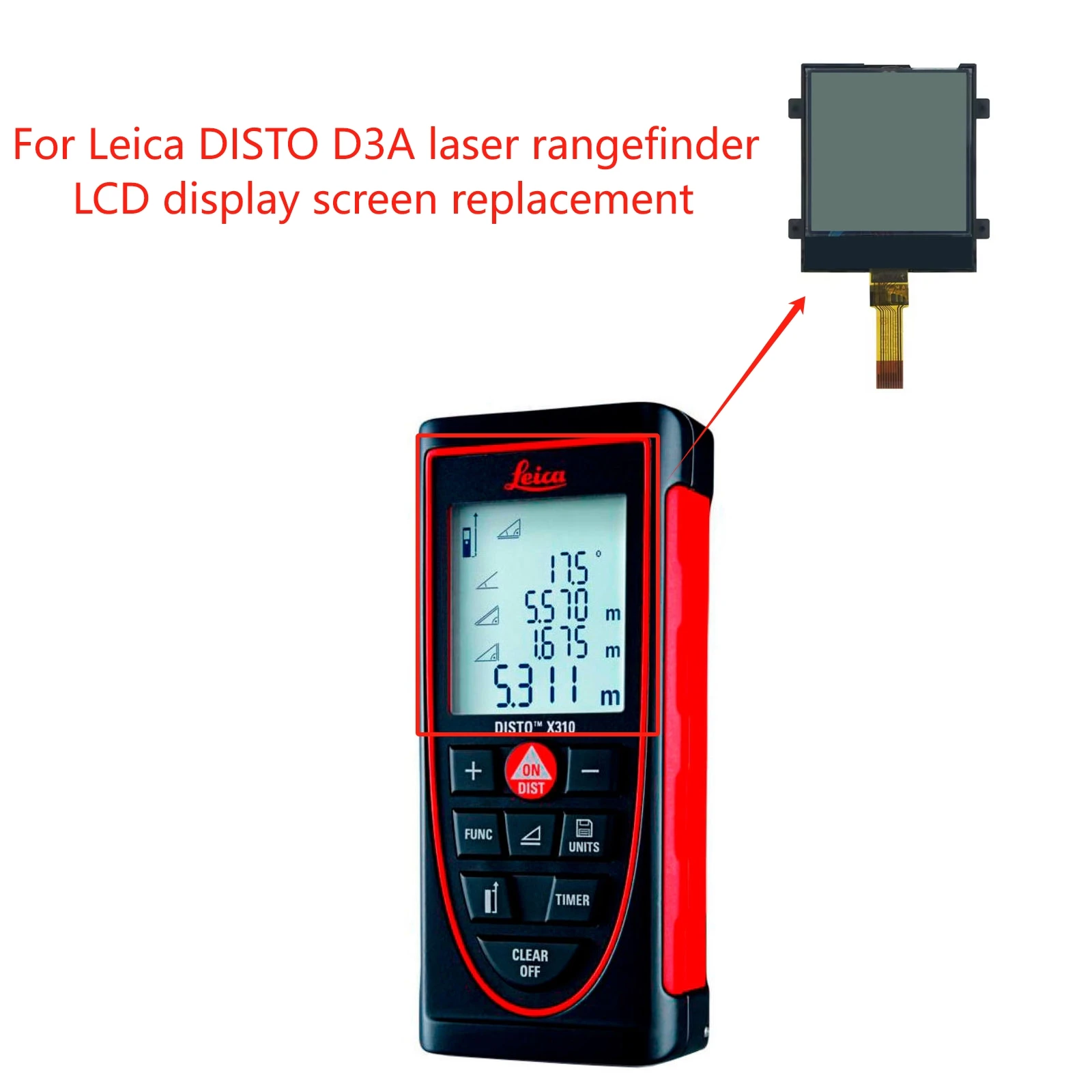 new-lcd-display-for-leica-disto-d3-laser-rangefinder-replacement-repair