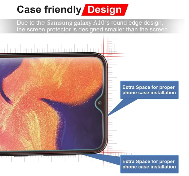 3 Stück gehärtetes Glas für Samsung A12 A23 A70S M02S A02S Displays chutz folie für A22 M23 M33 5G – Detail 4